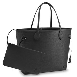 Louis Vuitton Neverfull MM Black Epi Leather Tote